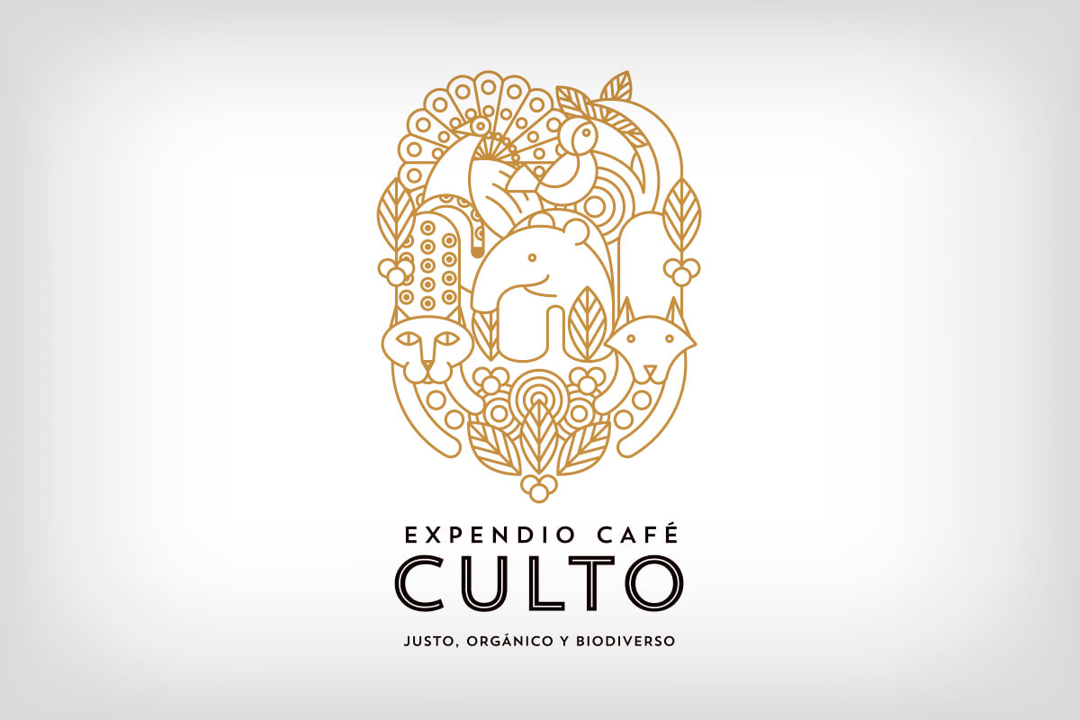 Ilustración principal de Culto Expendio Café en versión positiva