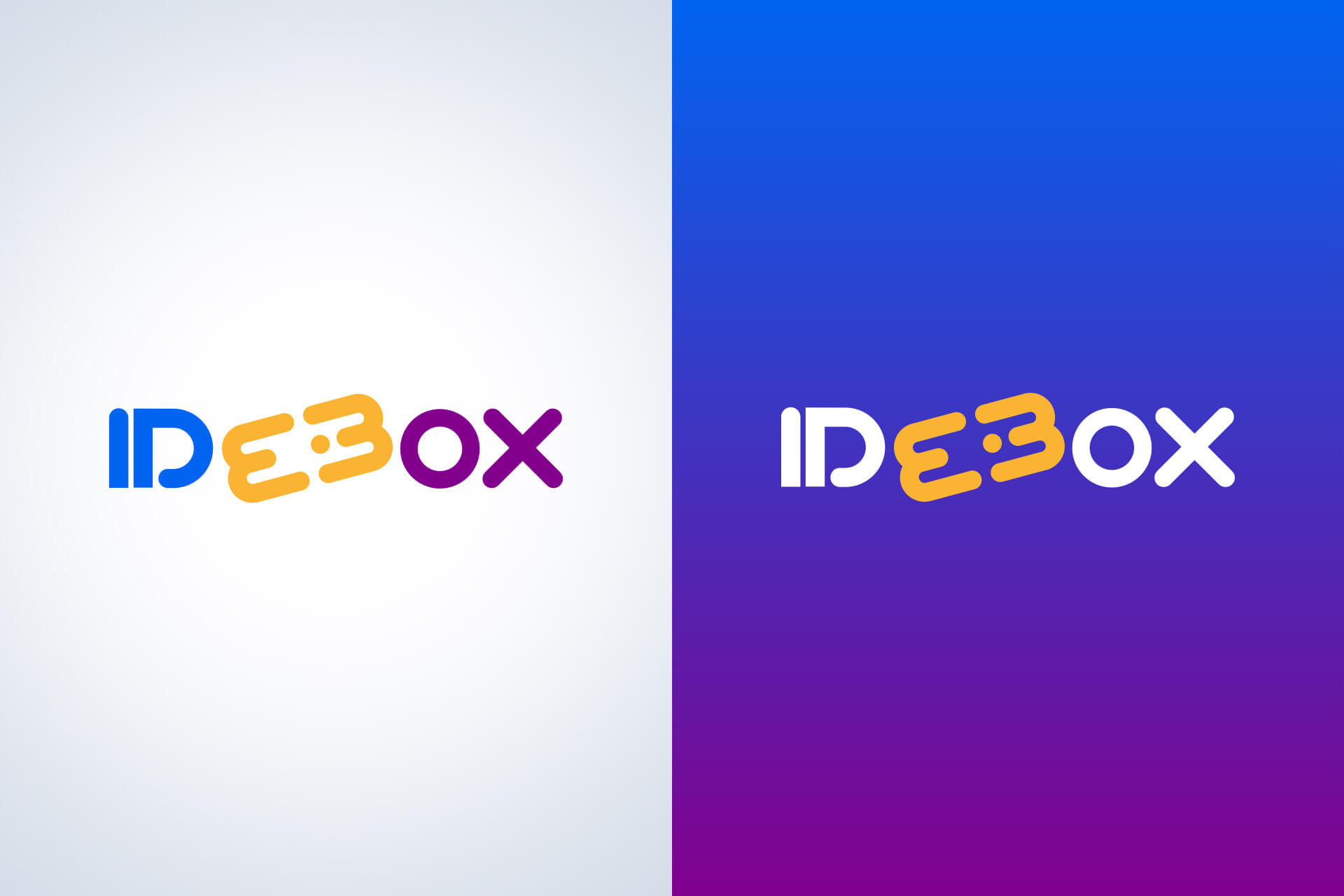 Identidad visual actualizada de Idebox en 2021 con colores más vibrantes