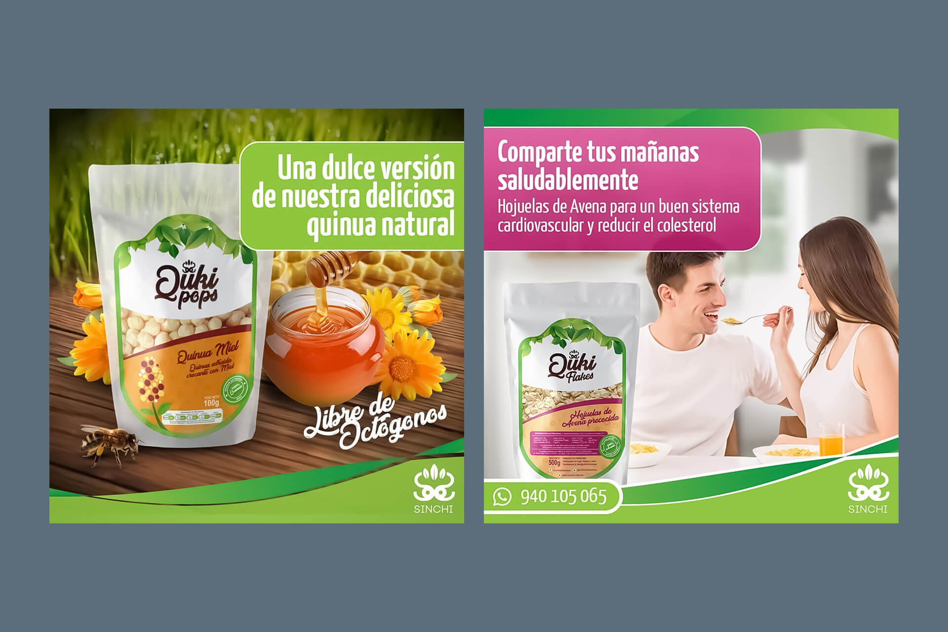 Diseño de publicación publicitaria de Sinchi para redes sociales